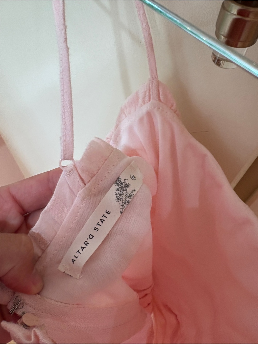 Altar'd State Light Pink Ruffle Mini Dress - Picture 4 of 4